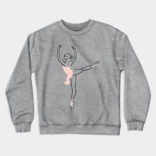 Ballerina Dancer Crewneck Sweatshirt